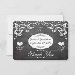 Convite de Casamento Tipografia Coração Cute Quadr