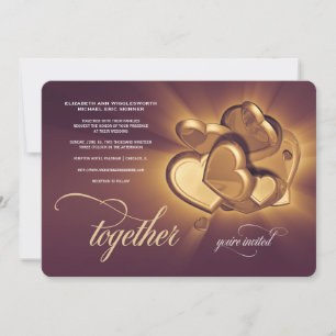Convite de Casamento Together (Versão 2)