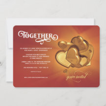 Convite de Casamento Together (Versão 5)