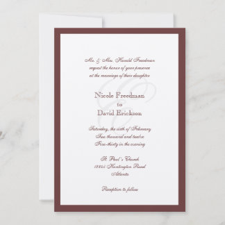 convite de casamento tradicional monograma brilho