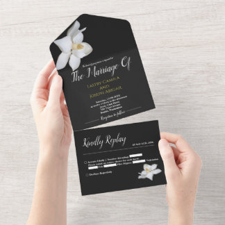 Convite de Casamento Tudo em Um