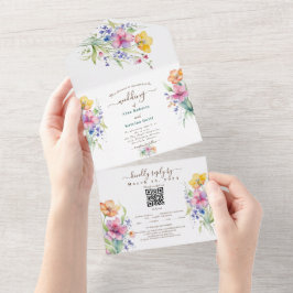 Convite de Casamento Tudo em Um