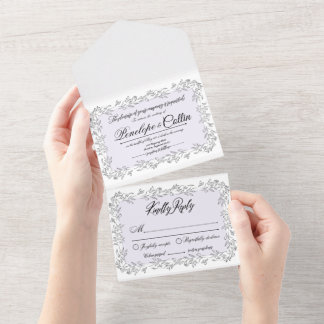 Convite de Casamento Tudo em Um Inspirado em Bridg