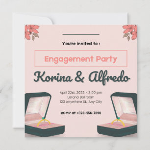 convite de casamento único
