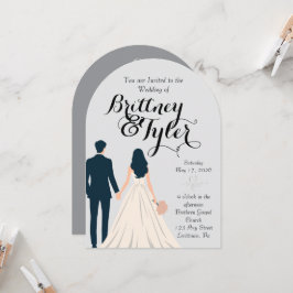Convite de Casamento Until Forever-Brittney