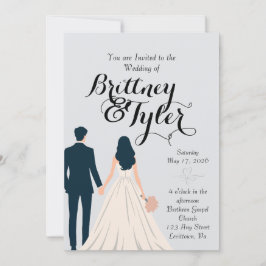 Convite de Casamento Until Forever-Brittney
