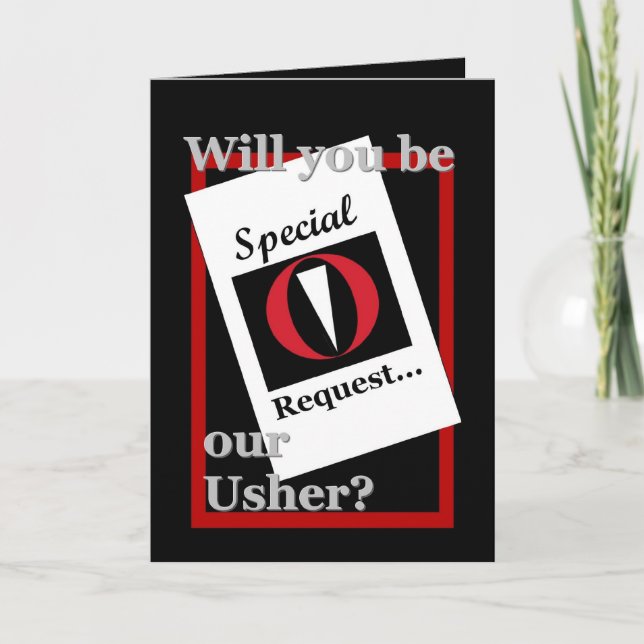 Convite de Casamento USHER - Pedido Especial (Frente)
