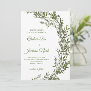 Convite De Casamento Verde, Convite De Casamento