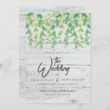 CONVITE DE CASAMENTO | Verde Russo Aquarela