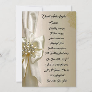 Convite de Casamento Vintage Elegante – Dourado Or
