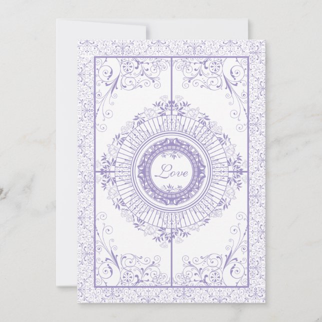 Convite De Casamento Vintage Ironworks (Frente)