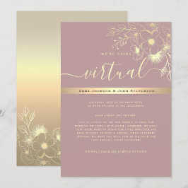 Convite de Casamento Virtual Moderno