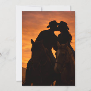 Convite de Casamento Western Rústico