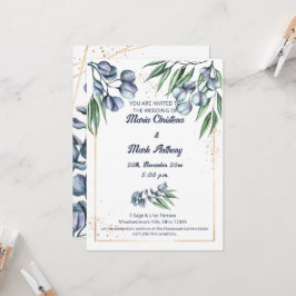 Convite de Casamento Wildflower Harmony