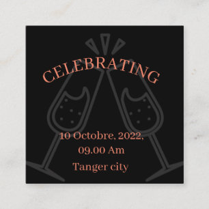 Convite de celebração 