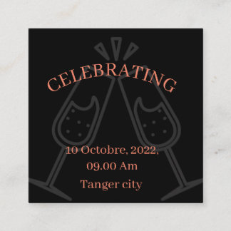 Convite de celebração