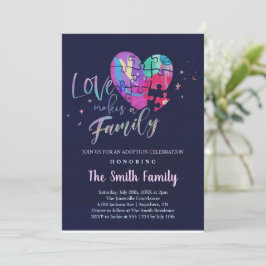 Convite de Celebração de Adoção / Chuveiro