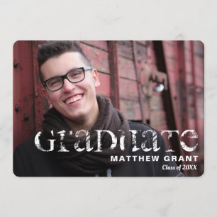 Convite de Celebração de Formatura na Moda