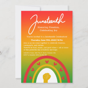 Convite de Celebração do Juneteenth – Liberdade &