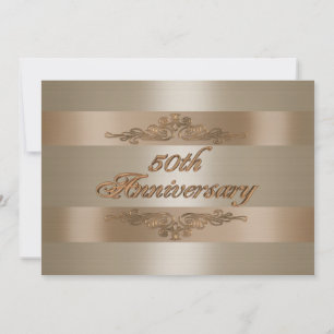 convite de cetim dourado para festa de aniversário
