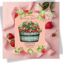 convite de chá de bebê baby shower doce como fruta