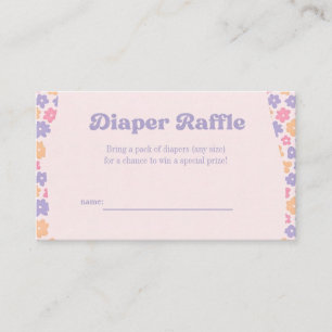 Convite de Chá de Bebê com Floral Retrô Pastel par