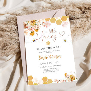Convite de Chá de Bebê da Abelha