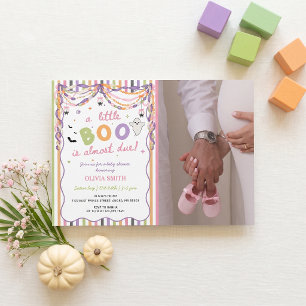 Convite de Chá de Bebê da Menina Little Boo Foto