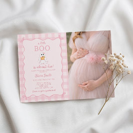 Convite de Chá de Bebê Fantasma Menina Little Boo 