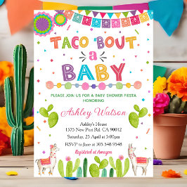 Convite de Chá de Bebê Fiesta Taco 'Bout