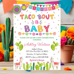 Convite de Chá de Bebê Fiesta Taco 'Bout