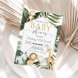 Convite de Chá de Bebê Neutro em Gênero Wild Oneaf