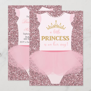 Convite de Chá de Bebê Princesinha
