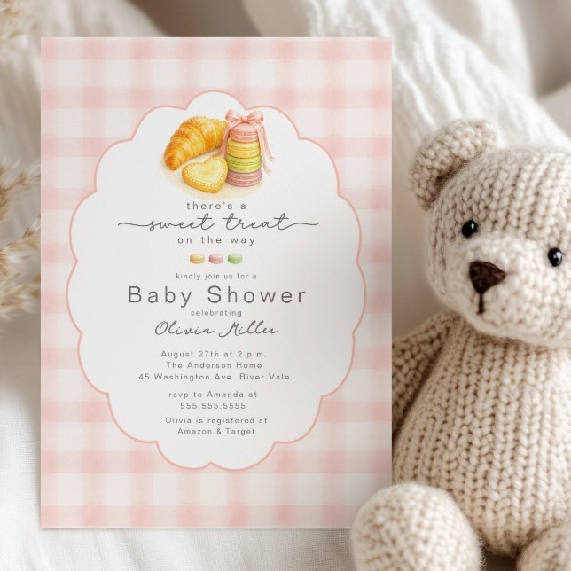 Convite de Chá de Bebê Sweet Treat Baby Shower (Criador carregado)