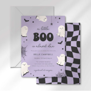 Convite de Chá de Bebê "Um Pequeno Boo está Quase