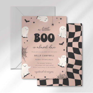 Convite de Chá de Bebê "Um Pequeno Boo está Quase 