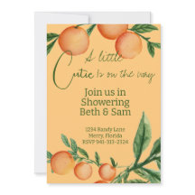 Convite de Chá de Bebê Um Pequeno Doce a Caminho 