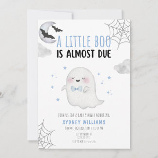 CONVITE DE CHÁ DE BEBÊ UM POUQUINHO DE BOO ESTÁ QU