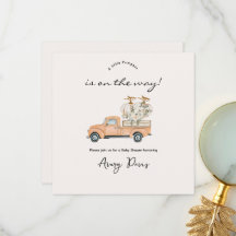 Convite de Chá de fraldas de Pumpkin de Queda Pers