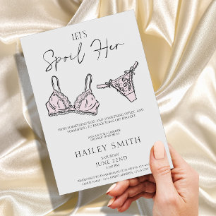 Convite de Chá de Lingerie para Despedida de Solte