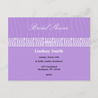 Convite de Chá de Noiva Classy Mauve