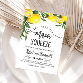 Convite de Chá de Noiva Main Squeeze Lemon