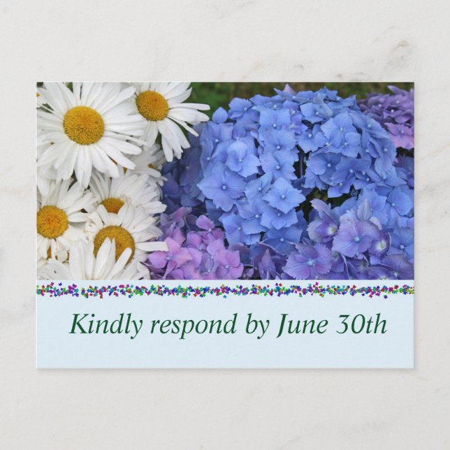 Convite de Chá de Noiva Postcard (Frente)