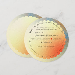 Convite de Chá de Noiva Sunset Glow – Gradiente Re