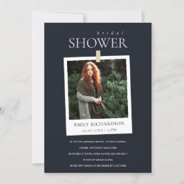 CONVITE DE CHÁ DE PANELA DE FOTO PERSONALIZADO MÍN