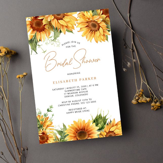 Convite de chá de panela floral botânico econômico (Criador carregado)