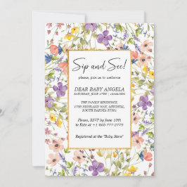 Convite de Chá e Visita de Prado de Flores Silvest