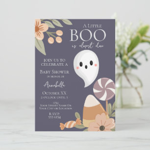 Convite de Chás de Bebê Boho de Halloween – Fantas