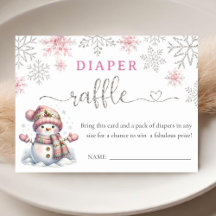 Convite de Chupeta para Chá de Bebê Snowflake 