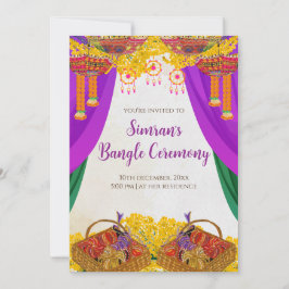 Convite de Chura de casamento & convite de cerimôn